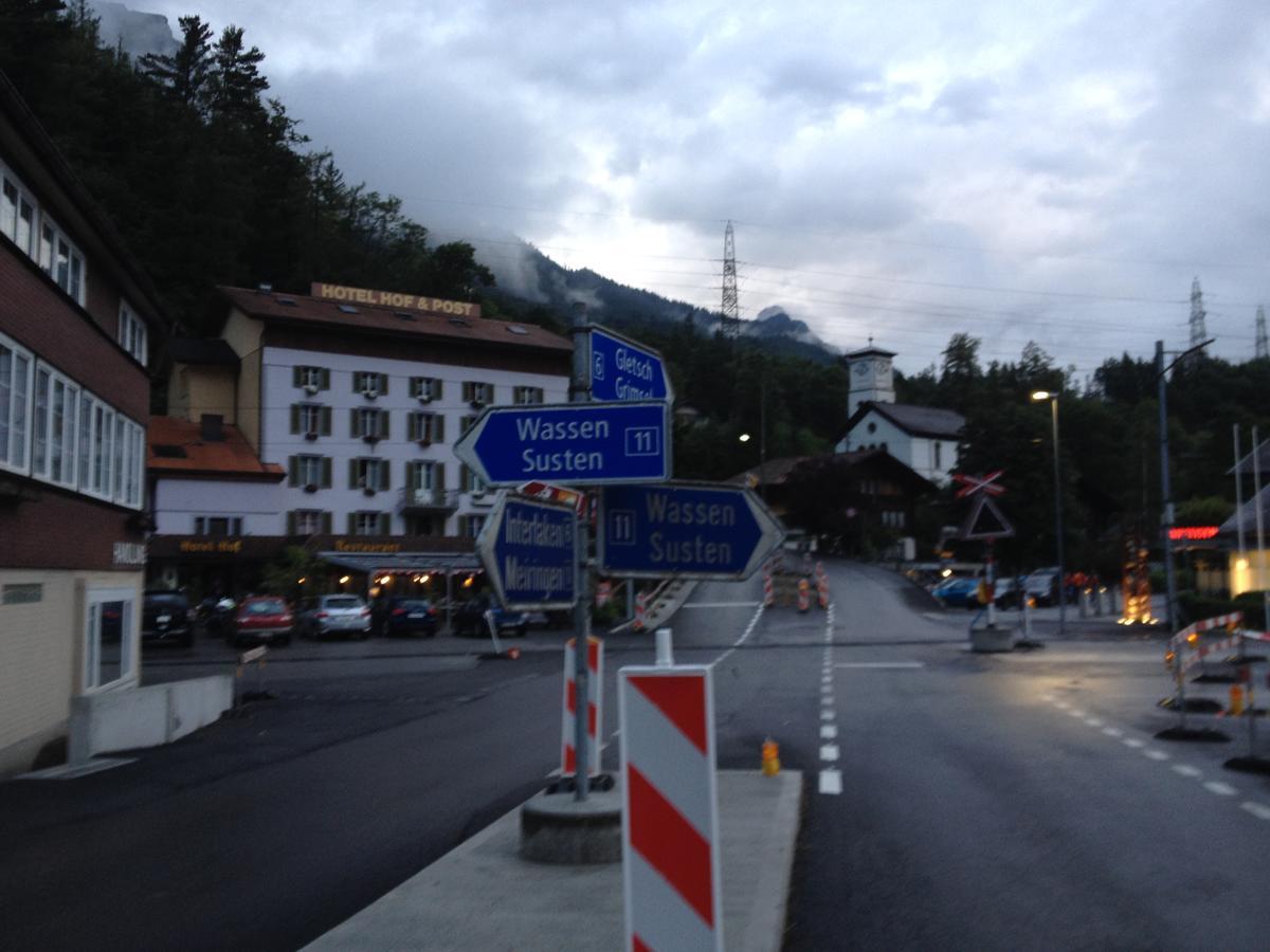 Hotel Hof Und Post Innertkirchen Exterior foto